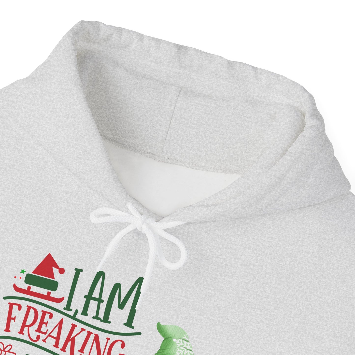 I am Freaking Jolly Snowman Hooded Sweatshirt