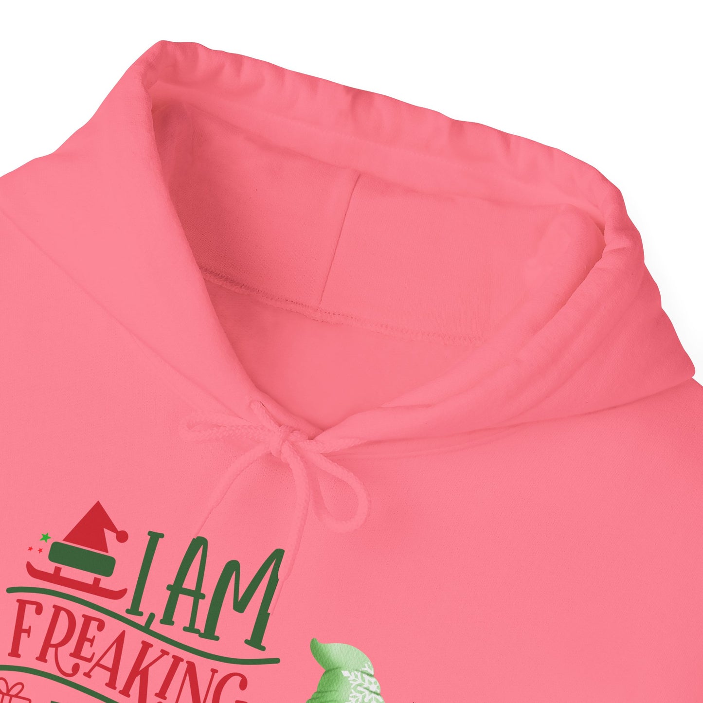 I am Freaking Jolly Snowman Hooded Sweatshirt