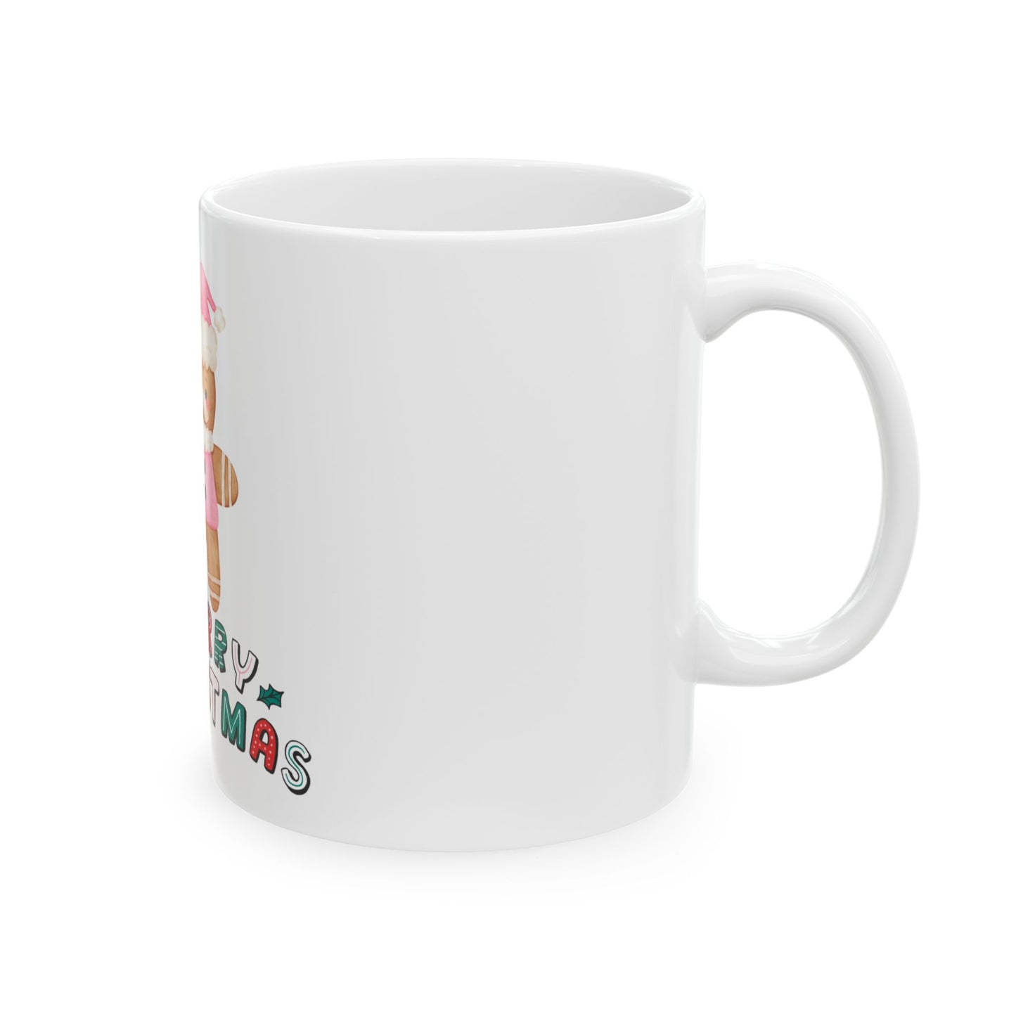 Gingerbread Merry Christmas Ceramic Mug