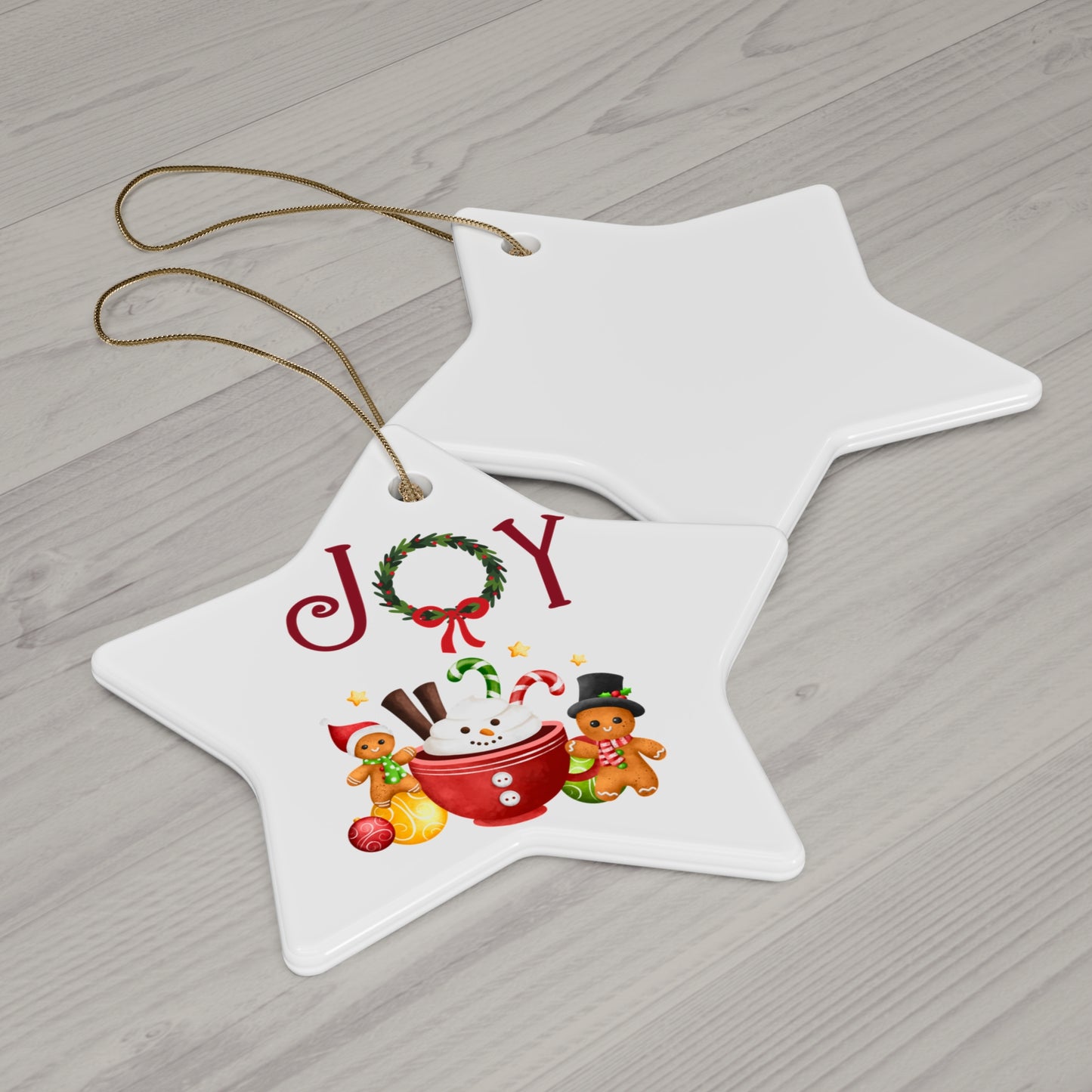 Joy Ceramic Ornament