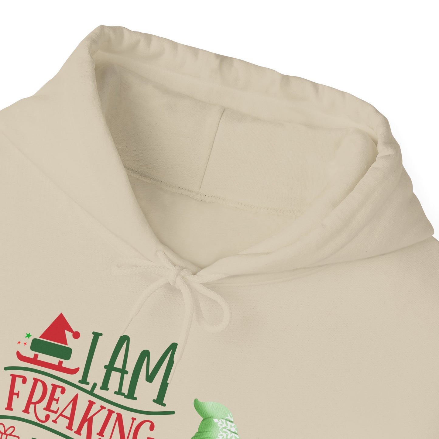 I am Freaking Jolly Snowman Hooded Sweatshirt